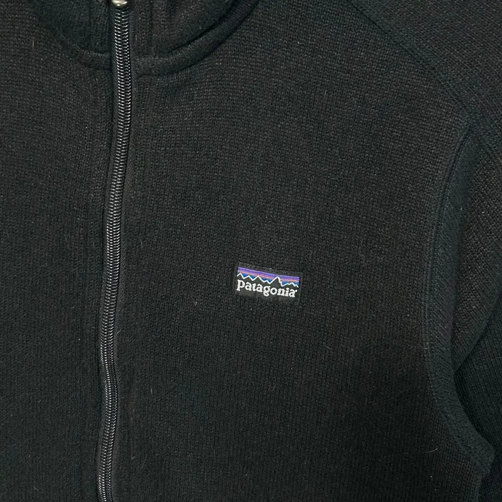 Patagonia Better Sweater Jacket Womens Sz S Black Full Zip Fleece Lined Travel - Picture 5 of 8